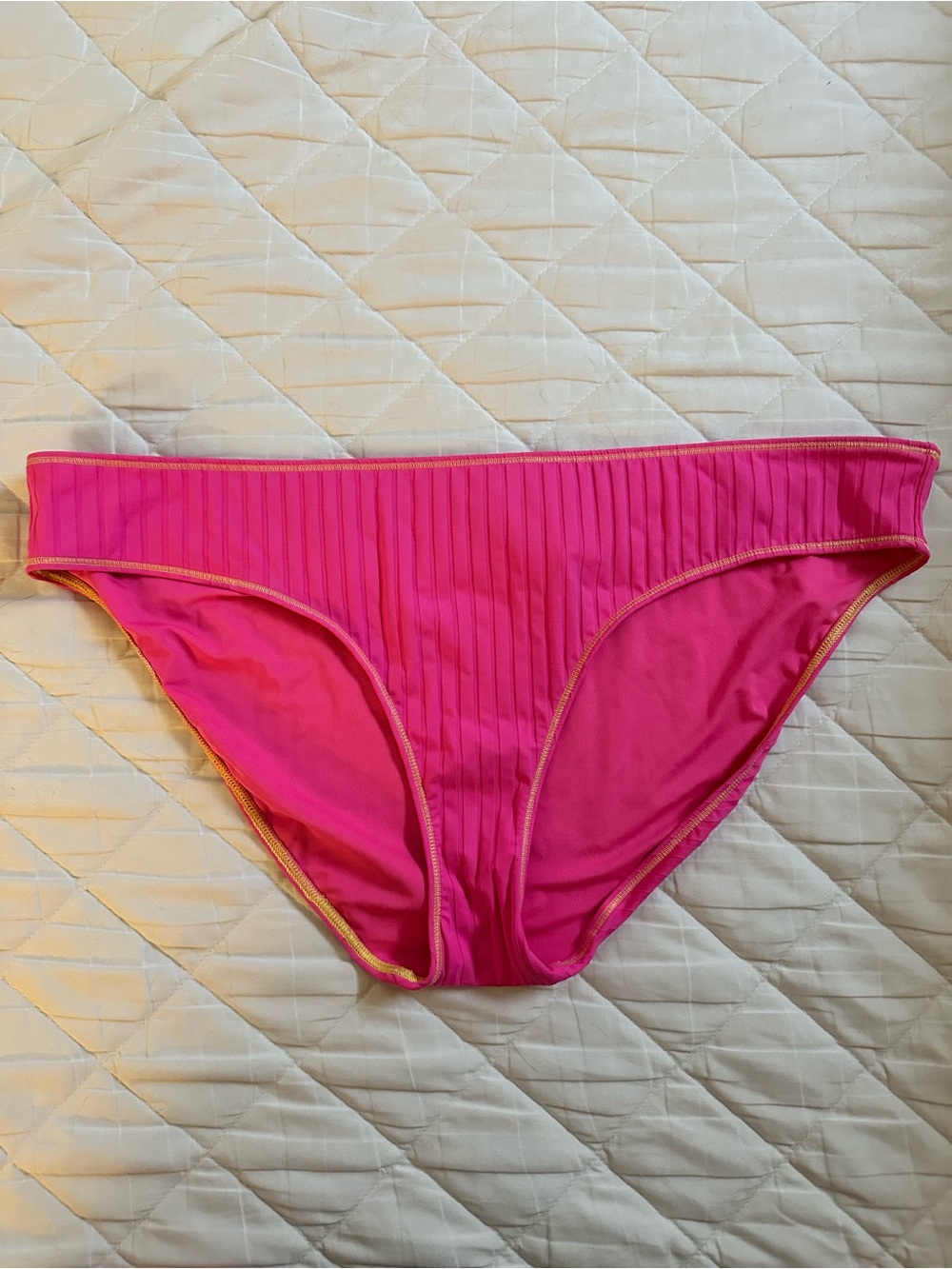 Aerie Swim Women’s Ribbed Pink Bikini Bottoms